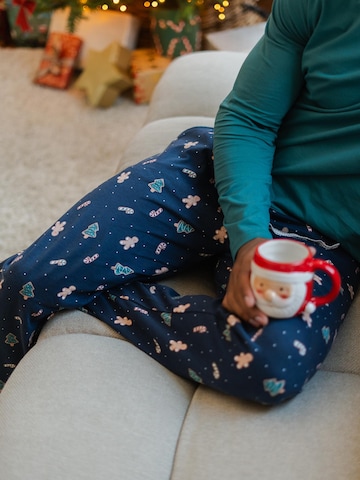 Happy Shorts Pajama Pants in Blue