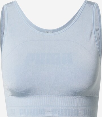 PUMA Sports top in Blue: front