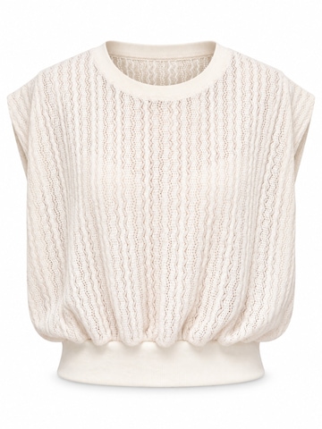 Ombre Blouse in Beige: front