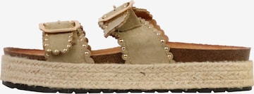 Sandalo 'Joalice-Sandalen zum Hineinschlüpfen' di Super Mode in verde: frontale