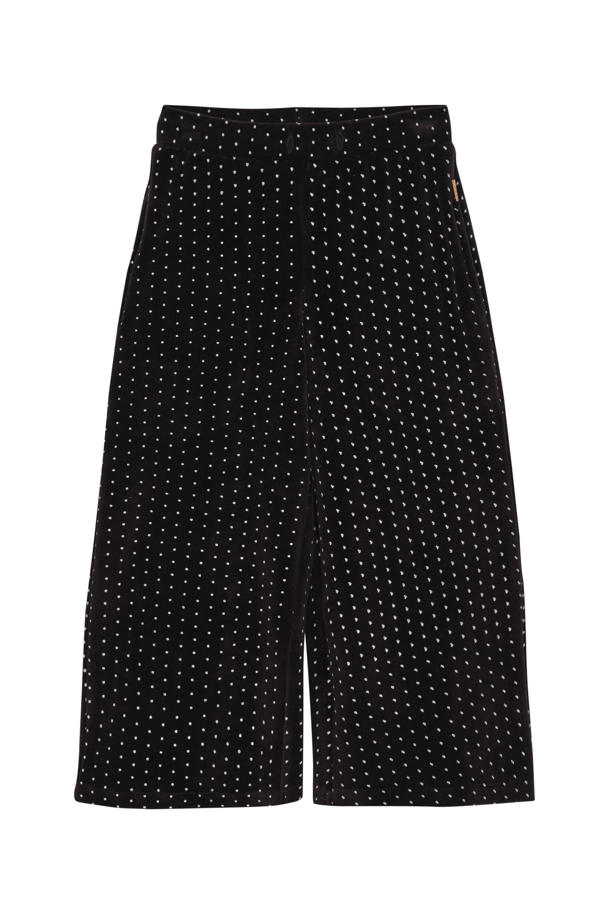 Noppies Wide leg Broek 'Perris' in Zwart: voorkant