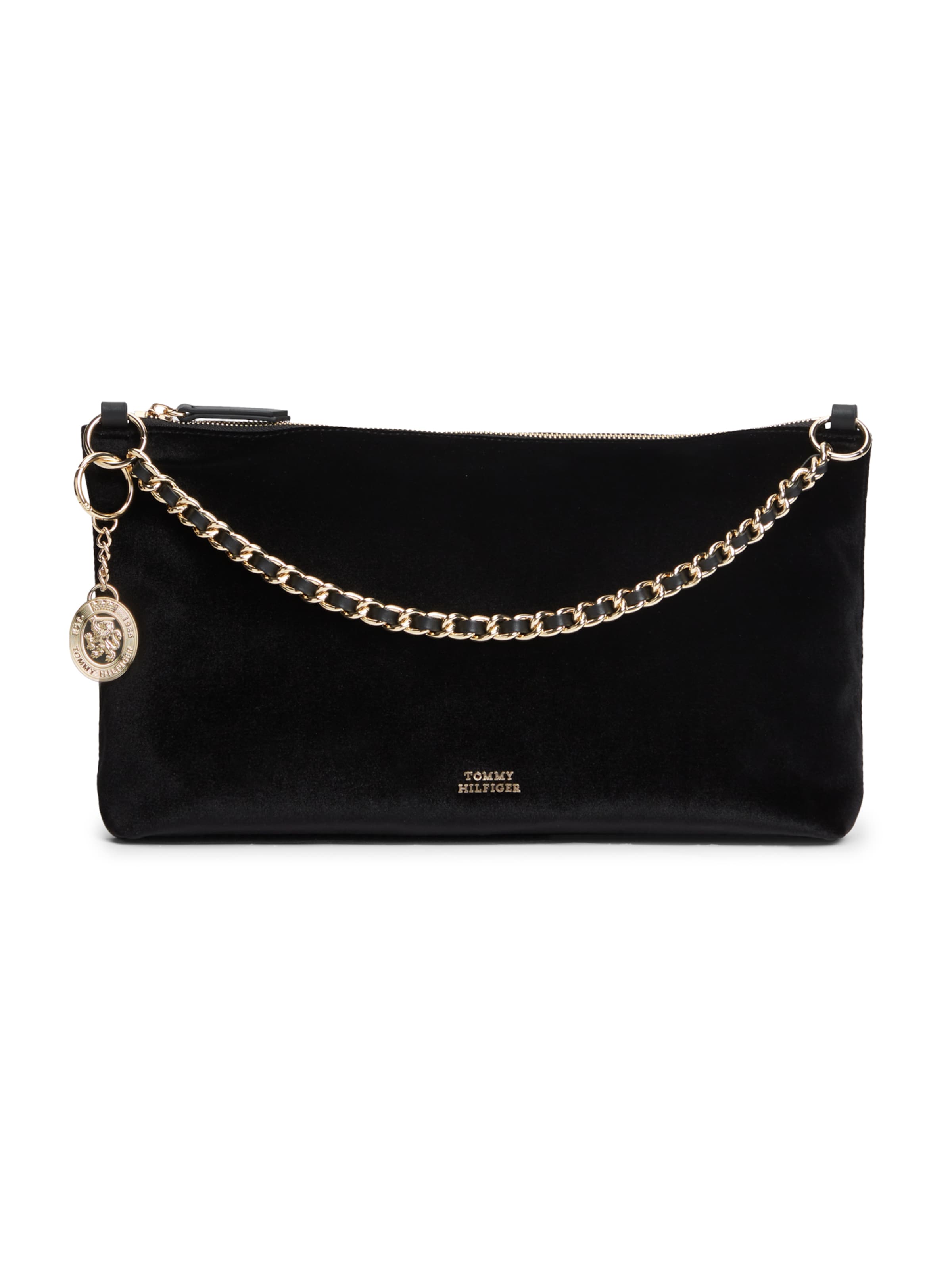 TOMMY HILFIGER Clutch 'DOWNTOWN' in Black: front