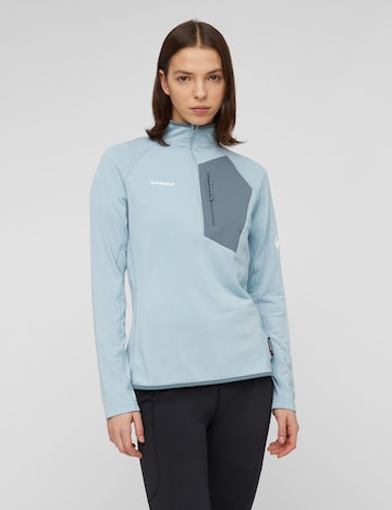MAMMUT Sportpullover in Blau: Vorderseite