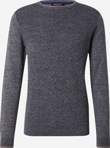 INDICODE JEANS Pullover 'Mick' i blå: forside