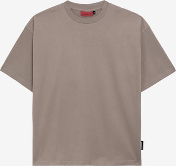 T-Shirt Prohibited en beige : devant