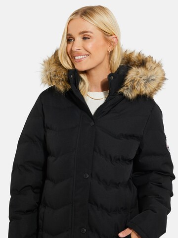 Threadbare Winter Jacket in Black