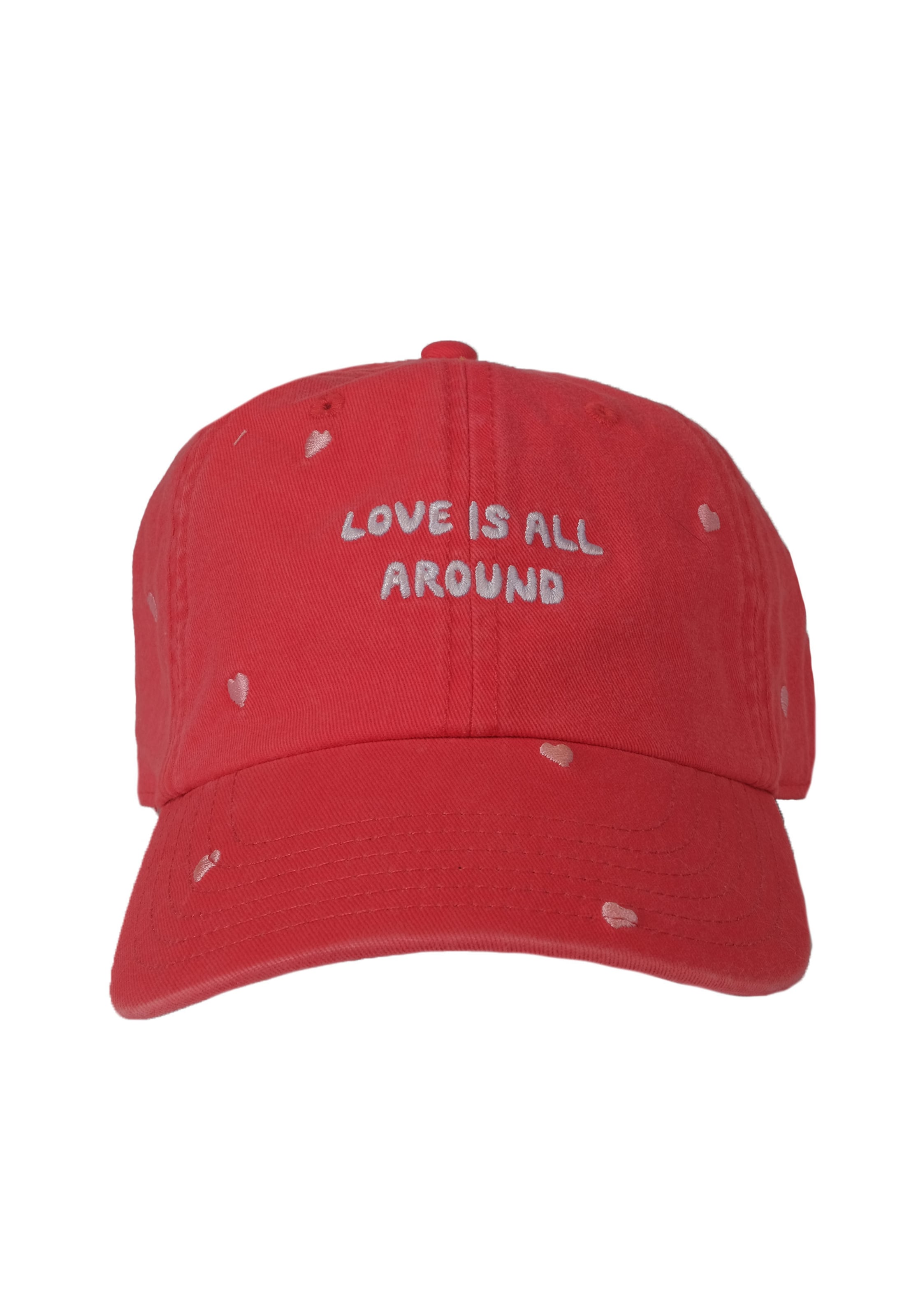 Kleinigkeit - Boné 'Love Is All Around' em vermelho