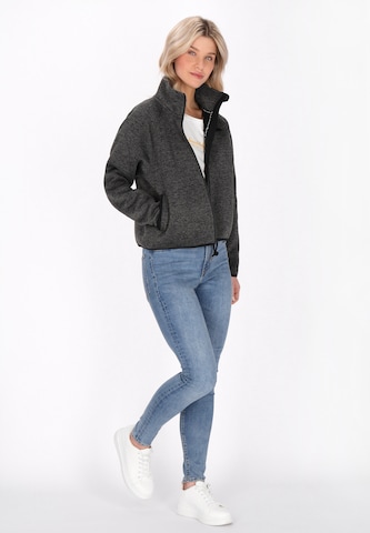 Schmuddelwedda Fleece jas in Grijs