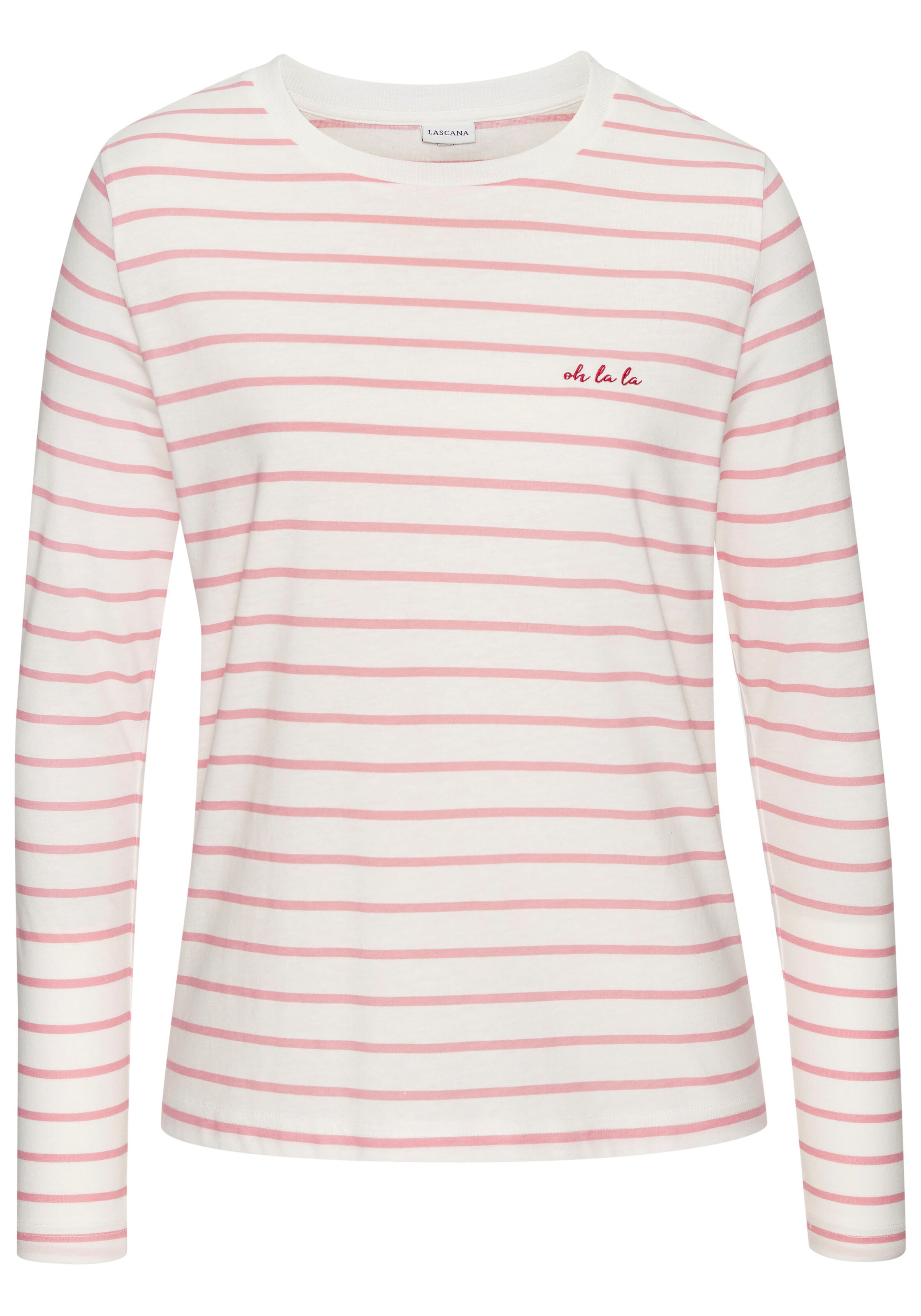 balts LASCANA T-Krekls: no priekšpuses