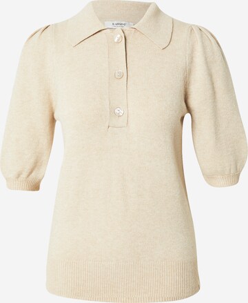 b.young Sweater 'NONINA' in Beige: front