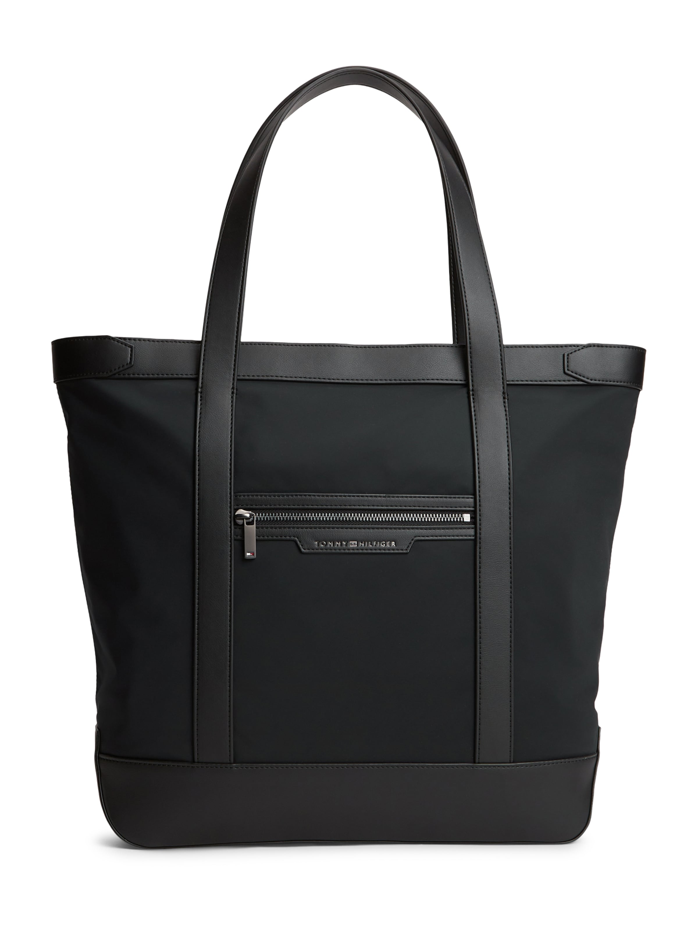 TOMMY HILFIGER Shopper in Schwarz: Vorderseite