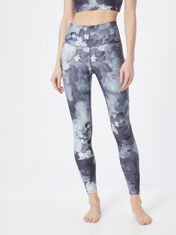 Athlecia Skinny Workout Pants 'FRANCE' in Grey: front