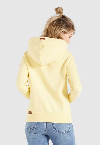 khujo Sweatshirt 'Fanci' in Yellow