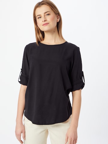 Liebesglück - Blusa en negro: frente