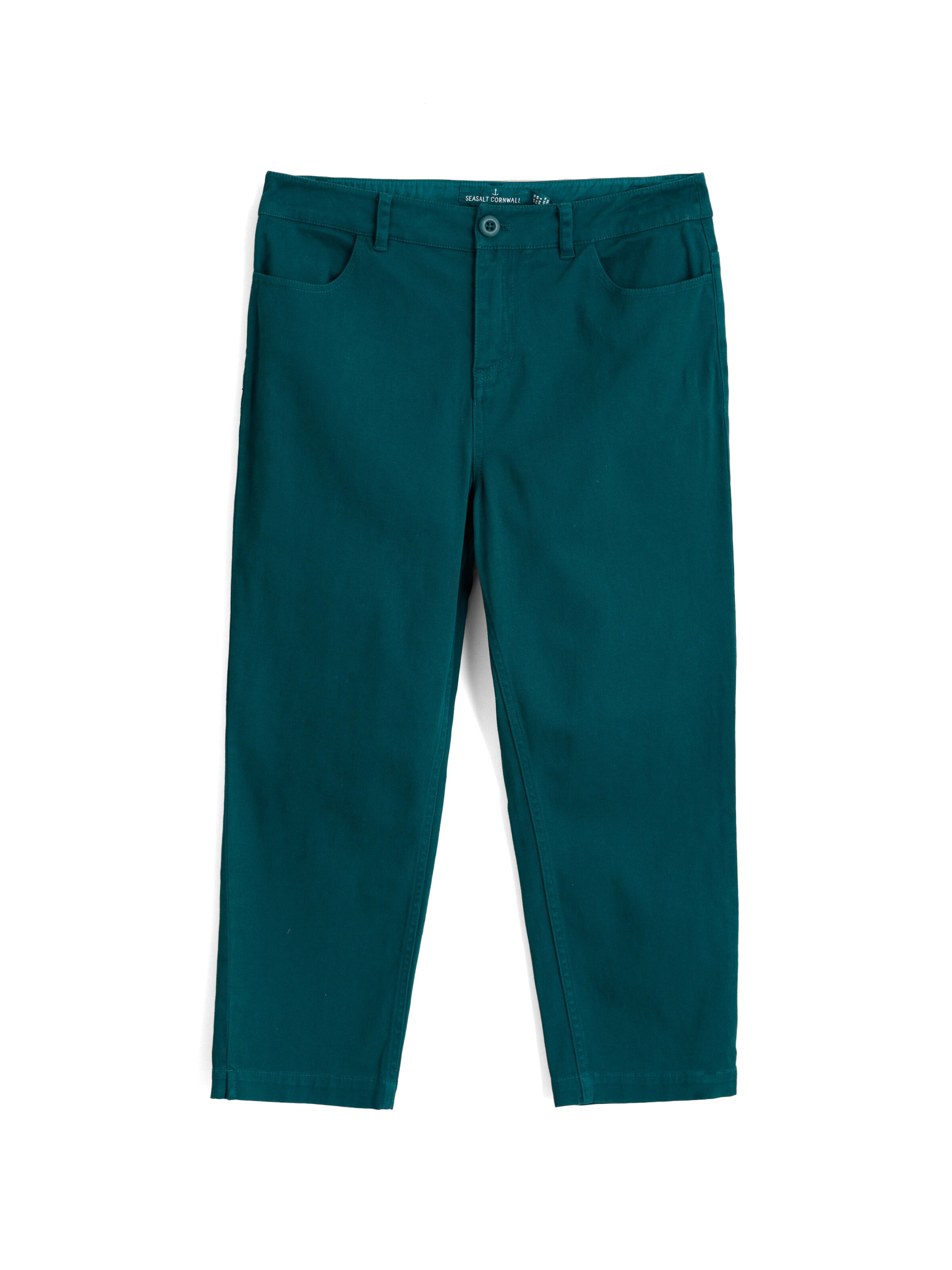 Pantalon 'Albert Quay' Seasalt Cornwall en vert : devant