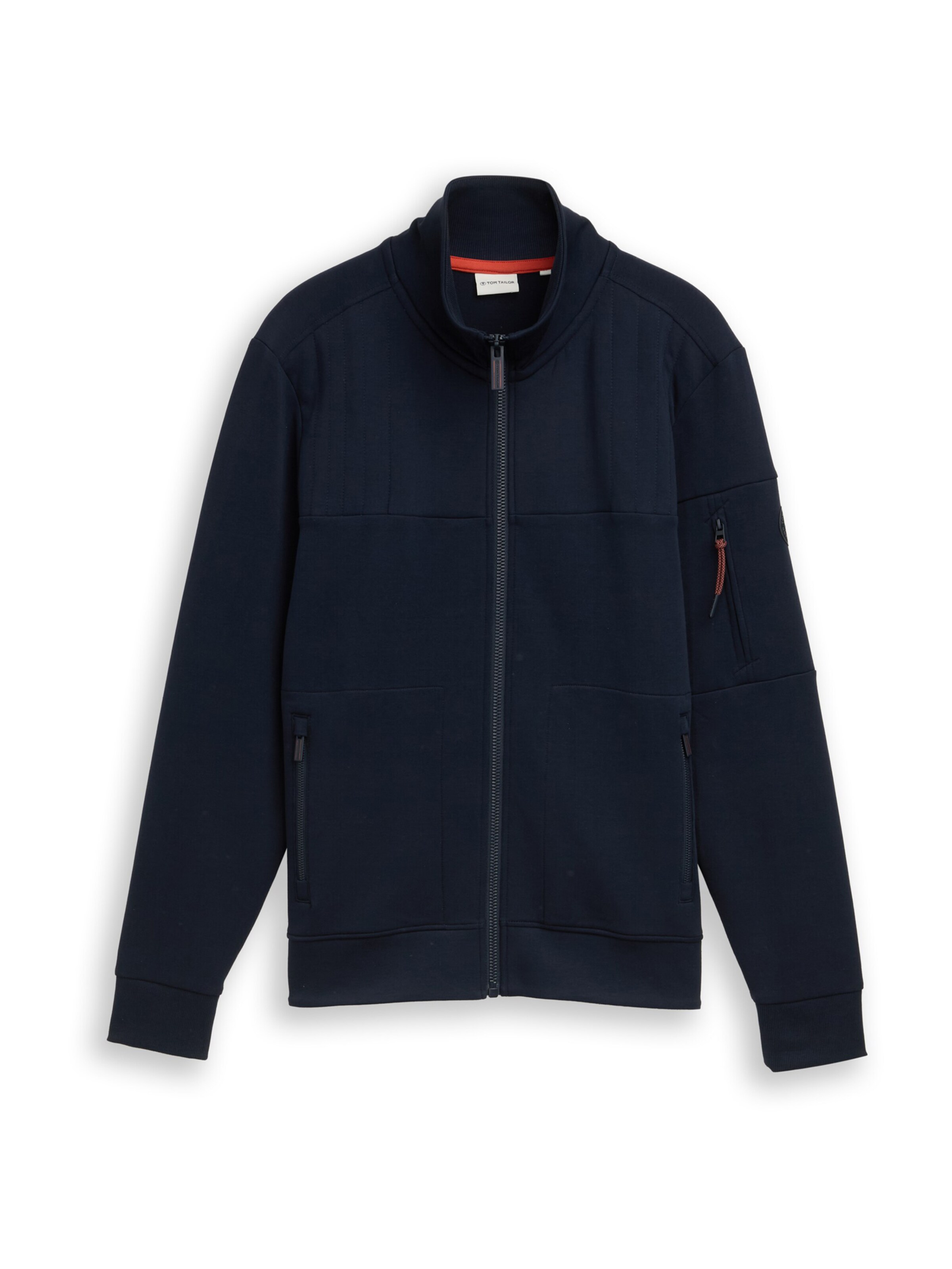 TOM TAILOR Sweatjacke in Blau: Vorderseite