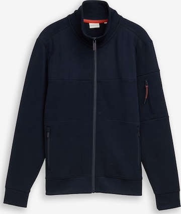 TOM TAILOR Sweatjacke in Blau: Vorderseite