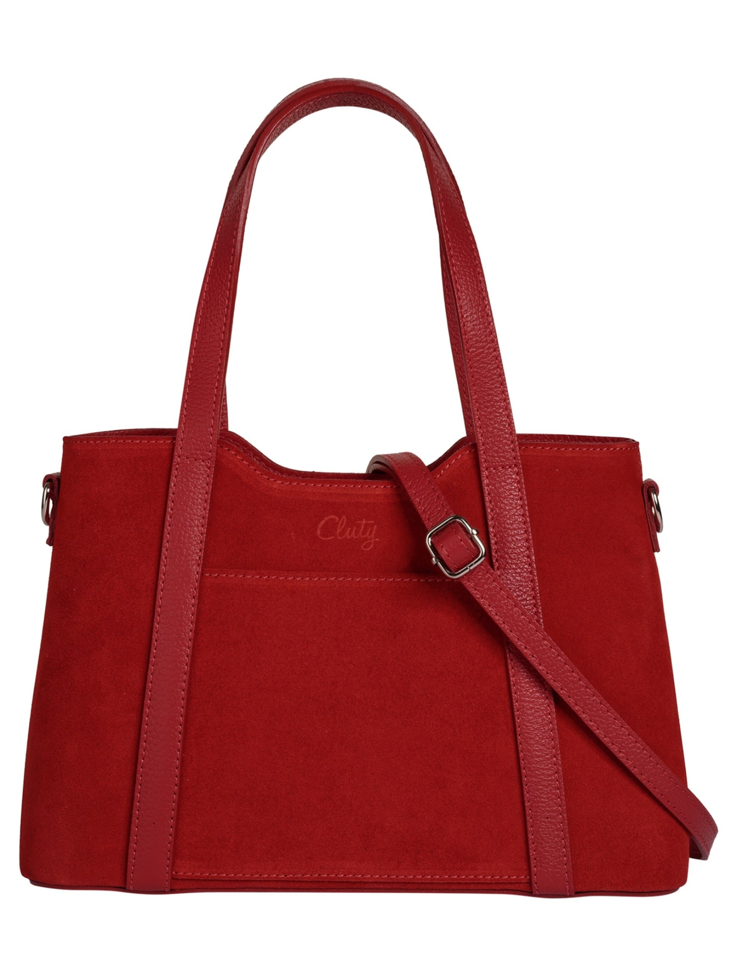 Sacs à main Cluty en rouge : devant