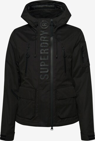 Superdry Winter Jacket in Black: front