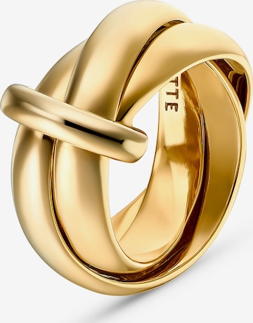 JETTE Ring in Gold: front
