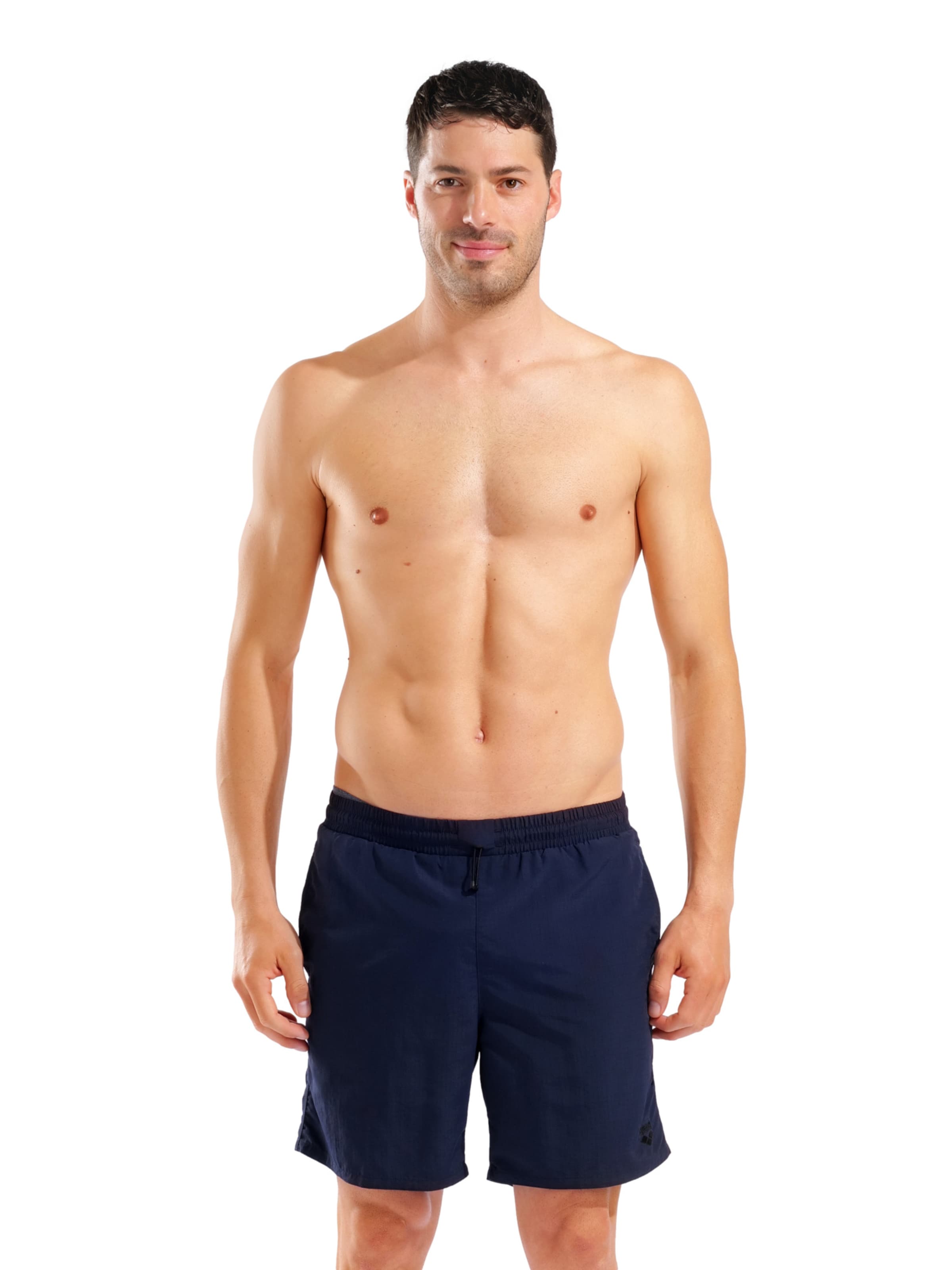 ARENA Uimashortsit 'ADJUSTABLE WAIST BEACH BOXER' värissä sininen: etupuoli