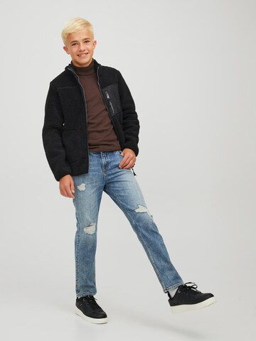 Jack & Jones Junior Fleece jas 'Park' in Zwart