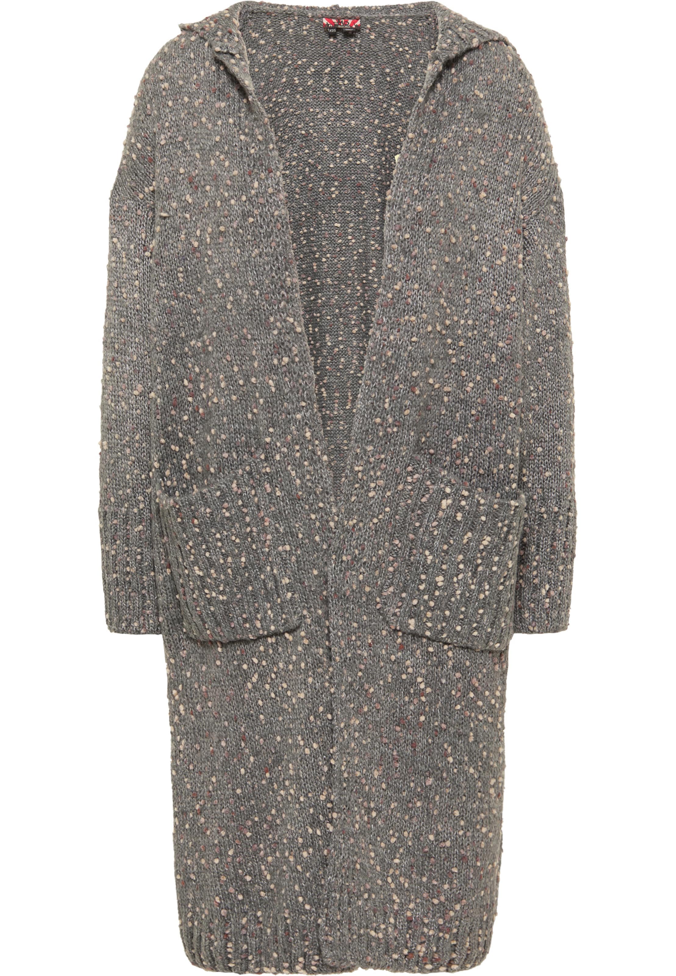 myMo ROCKS Pletena jopa | siva barva: sprednja stran