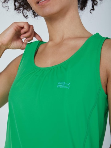 SPORTKIND Sporttop 'Loose Fit Tanktop' in Groen