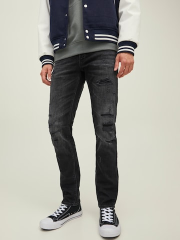 JACK & JONES Slimfit Džíny 'JJGlenn Blair' – černá: přední strana