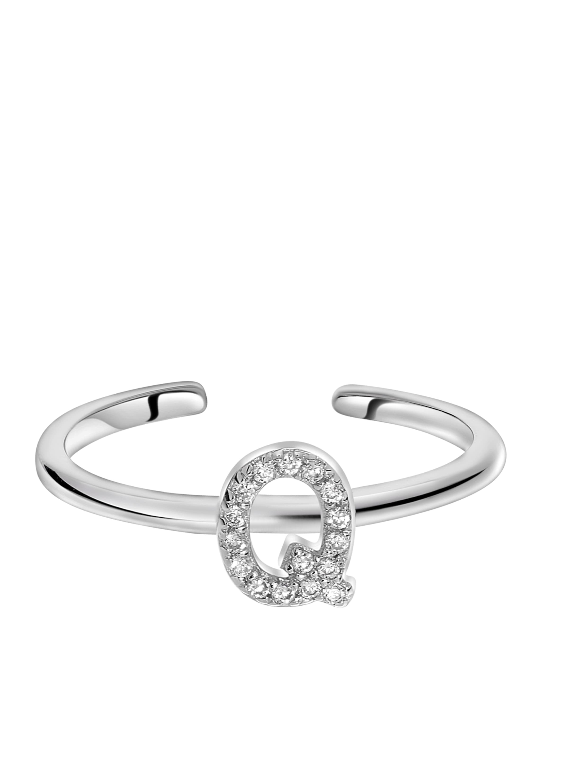 Lucardi Ring in Zilver: voorkant