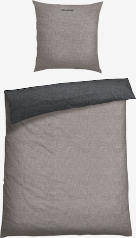 SCHIESSER Duvet Cover 'Doubleface Renforcé' in Grey: front