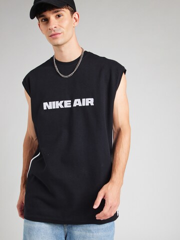 Nike Sportswear Paita 'AIR' värissä musta: etupuoli