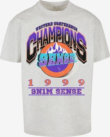9N1M SENSE Shirt 'Champions' in Grey: front