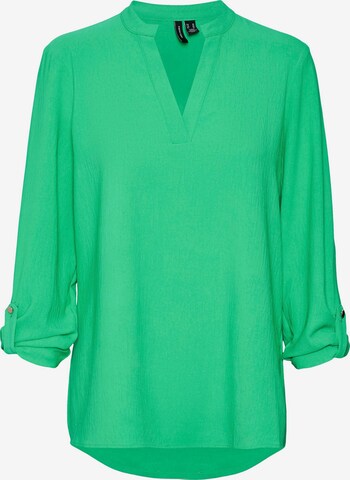 VERO MODA Blouse 'GAVINA' in Groen: voorkant