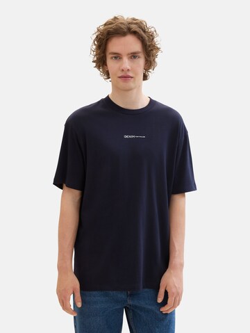 TOM TAILOR DENIMMajica - plava boja: prednji dio