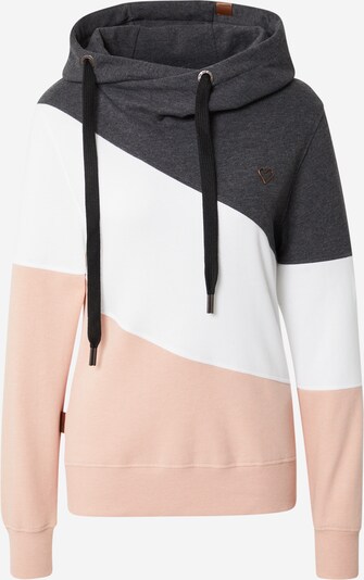Alife and Kickin Sweatshirt 'Stacy' in marine blue / Brown / Pastel pink / White, Item view