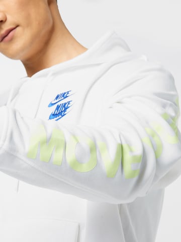 Bluză de molton de la Nike Sportswear pe alb