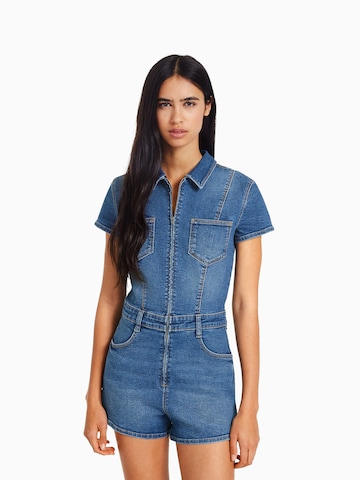 Bershka Jumpsuit in Blau: predná strana