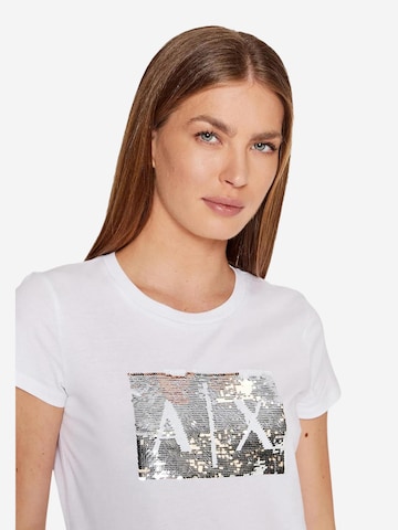 Maglietta '8NYTDL YJ73Z' di ARMANI EXCHANGE in bianco
