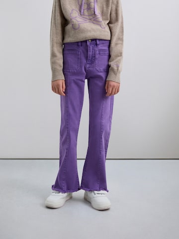 Scalpers Flared Broek ' ' in Roze