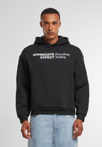MT Upscale Sweatshirt 'Appreciate & Respect' in Black: front