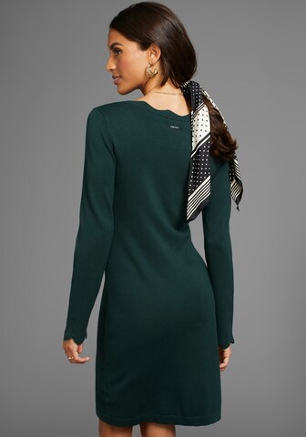 LAURA SCOTT Strickkleid in Grün