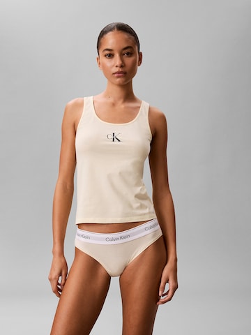 Haut Calvin Klein en beige : devant