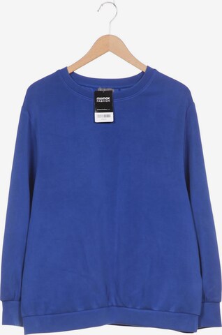 SAMOON Sweatshirt & Zip-Up Hoodie in 4XL in Blue: front