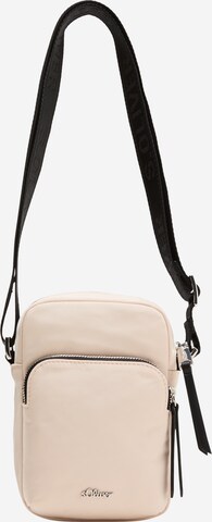 s.Oliver Crossbody bag in Beige: front