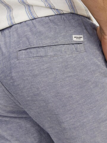 JACK & JONES Regular Bandplooibroek in Blauw