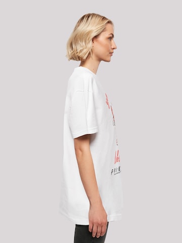 F4NT4STIC Oversized Shirt 'Friends TV Serie Lobster Chest' in White