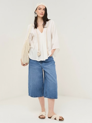 Wide Leg Jean 'DEM' Camomilla Italia en bleu