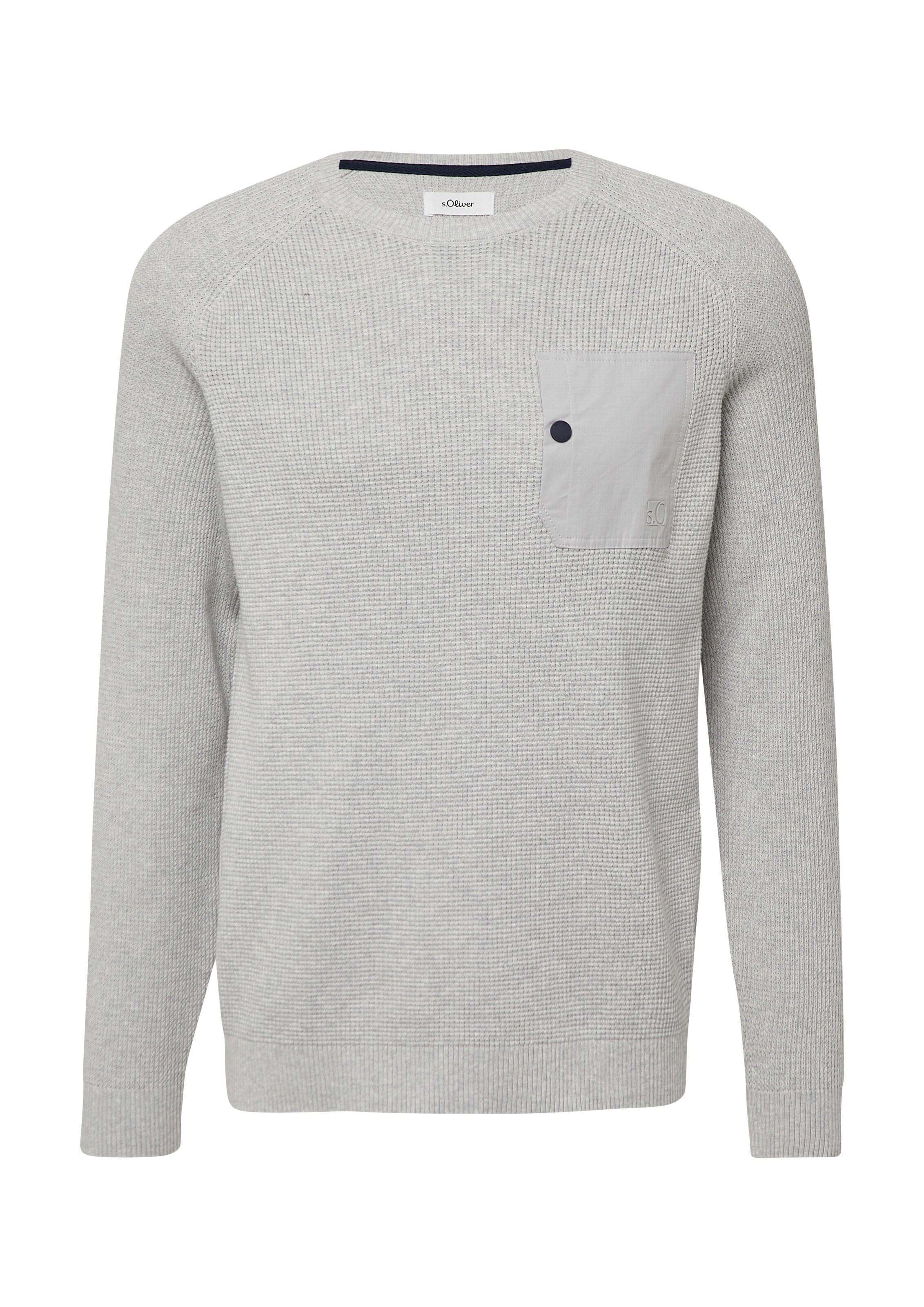 s.Oliver Pullover in Grau: Vorderseite