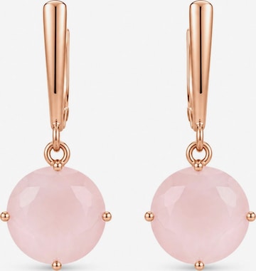 Secret Stones Earrings 'Passion' in Pink: front